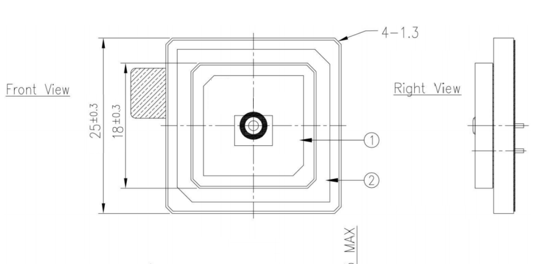 北斗GPS衛(wèi)星高精度定位雙頻內(nèi)置天線